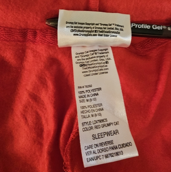 Grumpy Cat onesie Pajama size Medium - Picture 5 of 5